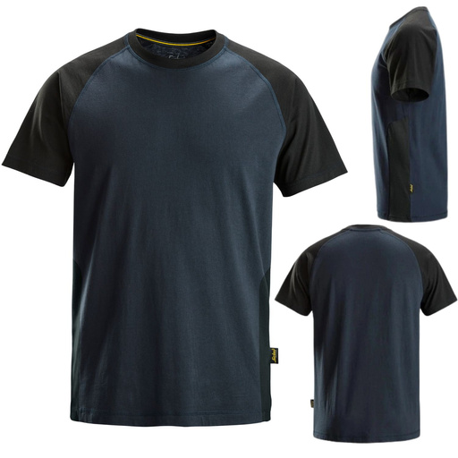 SNICKERS-T-SHIRT 2550-9504 MARINEBLAU - S